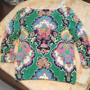 Chaps 3/4 length lightweight spring sweater